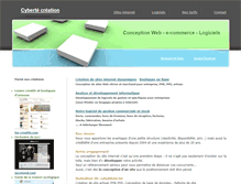 Tablet Screenshot of cyberte-creation.com
